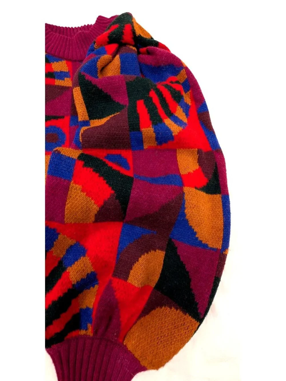 Anthropologie FARM Rio Graphic Toucans Sweater, Women Size Large